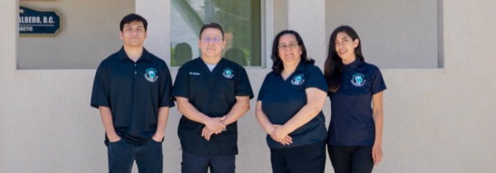 Chiropractor Arcadia CA James Caldero with Staff